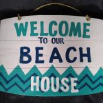 Wood Sign Beach