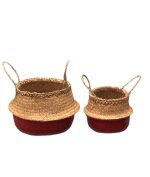 Belly Basket Duo - Red - Set of 2