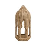 Decorative Rattan Moroccan Lantern - Medium