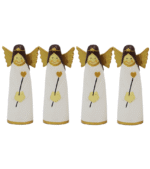 Standing Angel-White-Set of 4