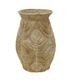 Trendy Handwoven Seagrass Vase - Large