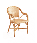 Marbella-Bistro Arm Chair - Natural