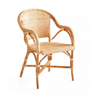 Marbella-Bistro Arm Chair - Natural