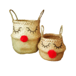 Belly Basket Duo - Reindeer - Set of 2