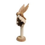 Handcrafted Bird on stand - Kepasilan Wood