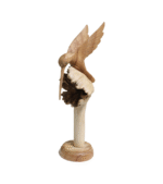 Handcrafted Bird on stand - Kepasilan Wood