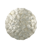 Scalloped Capiz Placemat in Natural