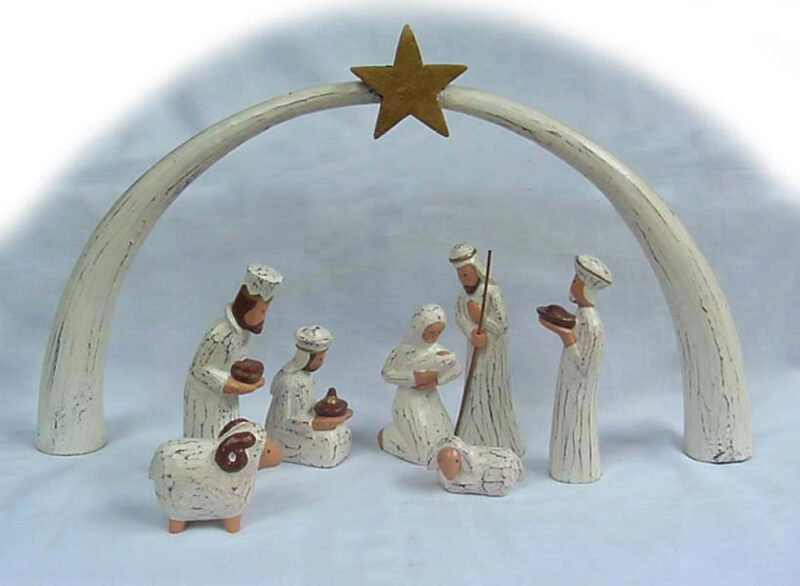 Nativity with Arch - White - Image 1