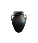 Terracotta Tall Vase Black - Image 2