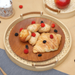 Modern Bamboo Round Tray - Medium - Image 5