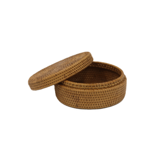Round Ata Lidded Container - Small