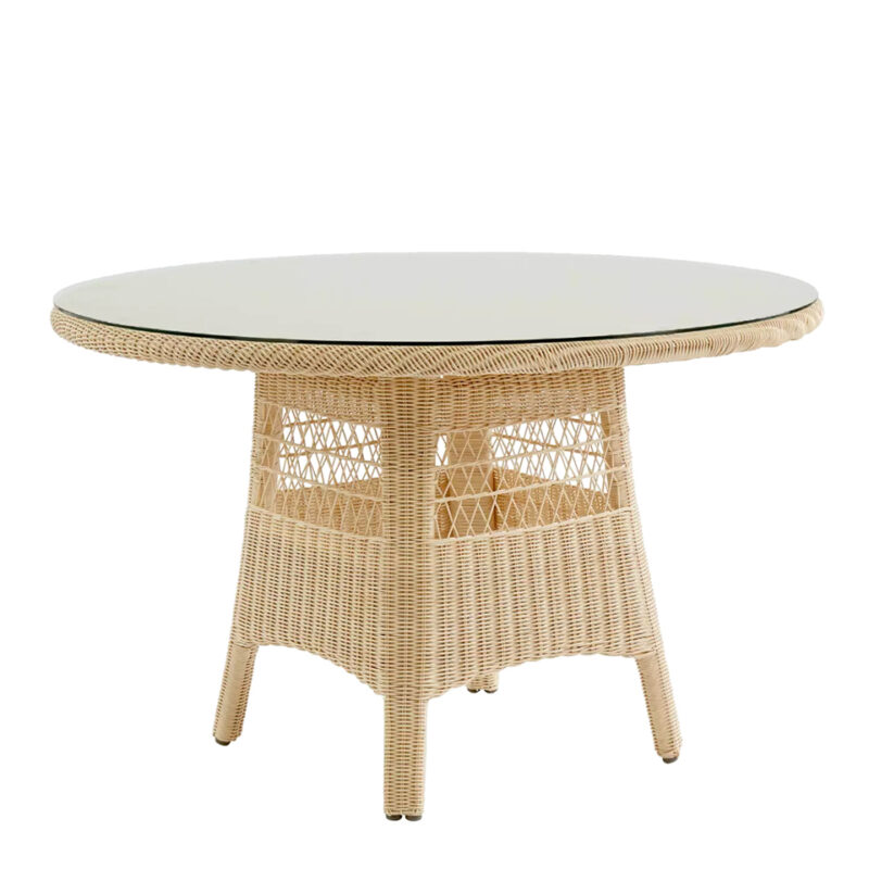 Round Rattan Dining Table | Cantiq Living