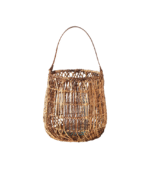 Malta Handcrafted Abaca & Leather Lantern - Small