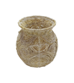 Trendy Handwoven Seagrass Vase - Medium