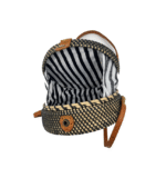 Andrea Braided Canteen Bag (Black) - Image 2