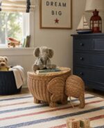 Elephant Rattan Basket - Image 2
