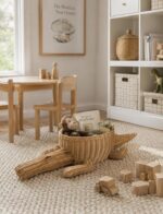 Crocodile Rattan Basket - Image 2