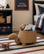 Turtle Rattan Basket - Image 2