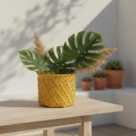 Palmyra Basket - Turmeric - Mini - Image 2