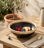 Terracotta Round Bowl-Black - Image 3