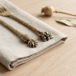 Brass Fork Palm - Set of 6 - Image 2