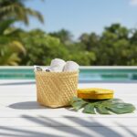 Palmyra Basket with Lidded Turmeric - Natural - XL - Image 2