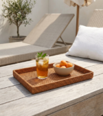 Amenities Rectangular  Tray - Ata Seagrass - Set of 2 - Image 3