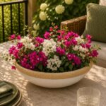 Terracotta Round Bowl-White - Image 3