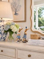 Wooden Duck with Slipper - Blue Hat - Image 3