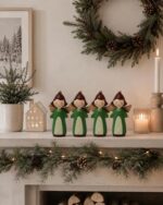 Standing Angel-Green-Cute-Set of 4 - Image 2