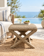 Malaga Seagrass Backless Stool - Image 3