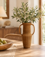 Mason Rattan Vase 11.5” - Image 2